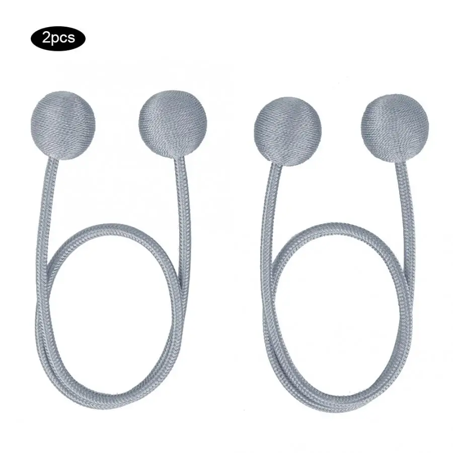 Hooks 2pcs Anti-Slip Curtain Buckle Tiebacks Free Style Twisted Window Tie Band living room | Дом и сад