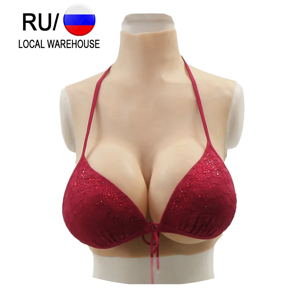 

G cup Artificial Silicone Breast Form Fashion False Fake Boobs For Crossdresser Transgender Shemale Drag-Queen Enhancer Cosplay