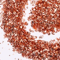 crushed glass glitter metal chips for diy jewelry making findings nail art decoration decorative crystal for epoxy resin mold