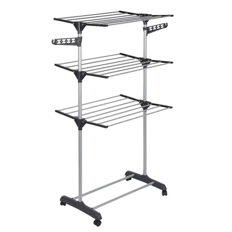 

Clothes Hanger Coat Rack Floor Hanger Storage Wardrobe Clothing Drying Racks Clothing Shoes Storage Organizer Shelf