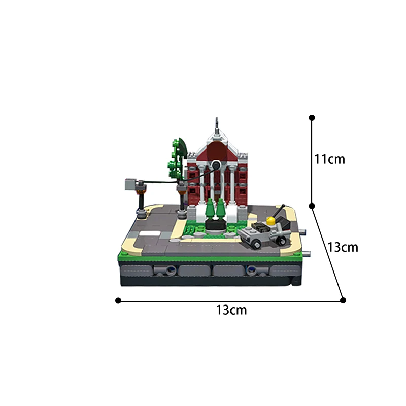 

MOC-71182 Mobile City Time Travel Ep1 Creative Building Blocks Bricks Collection Model Toys 377pcs Gifts For Children Birthday