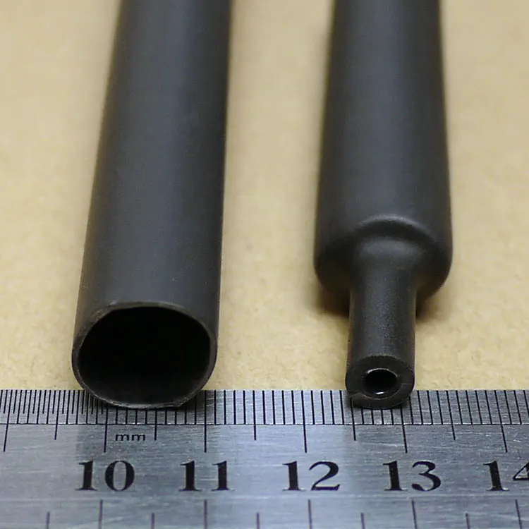 

1.22M 12mm Diameter PE 4:1 Ratio Heat Shrinking Tube Adhesive Lined Dual Wall With Thick Glue Wire Wrap Waterproof Cable Sleeve