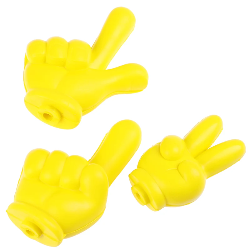 Горячая распродажа 10 см милый желтый палец автомобиля верхушка для антенны Eva