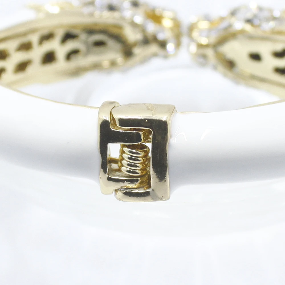 GrayBirds Высокое качество Кристалл Эмаль эпоксидная животное браслеты пантера