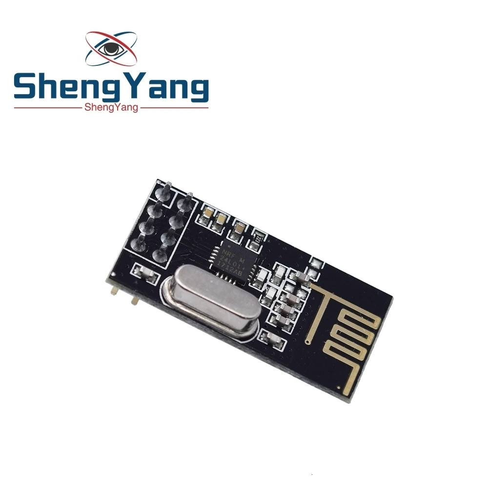 1 шт./лот ShengYang Черный nrf24l01 беспроводной модуль 24l01 2,4g беспроводной модуль Черный бриллиант
