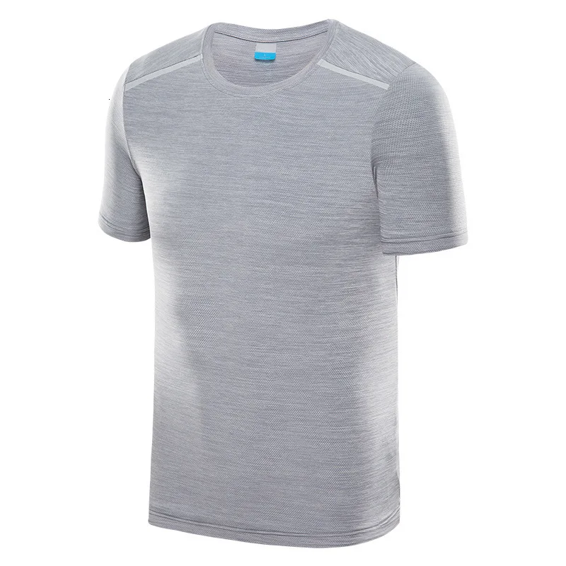 

Summer New Man Quick-drying T-shirt Male Fitness Sports Running Breathable Short-sleeved Yoga Clothes Outdoor Half-sleeves