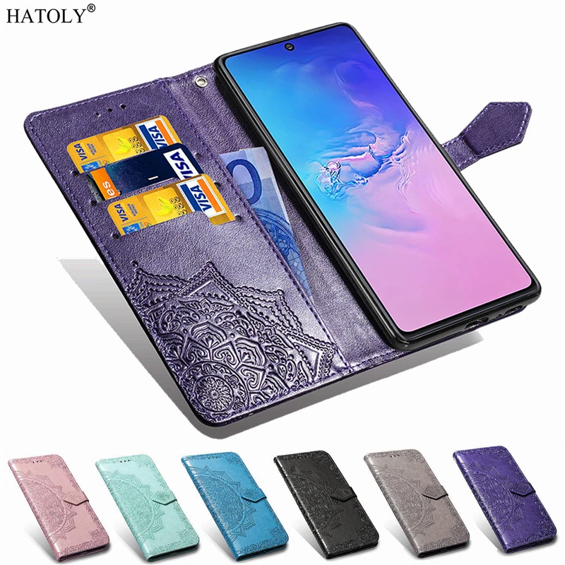 

For Samsung Galaxy A91 Case Flip Cover Luxury Leather Wallet Card Slot Holder Back Phone Bumper Case For Samsung Galaxy A91 Case