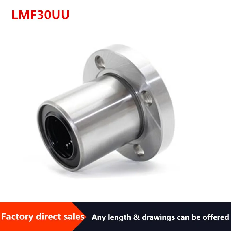

LMF30UU 1 шт. LMF30UU круглый фланец линейный шарикоподшипник 30 мм lmf30для 3D принтера LMF30UU подшипники