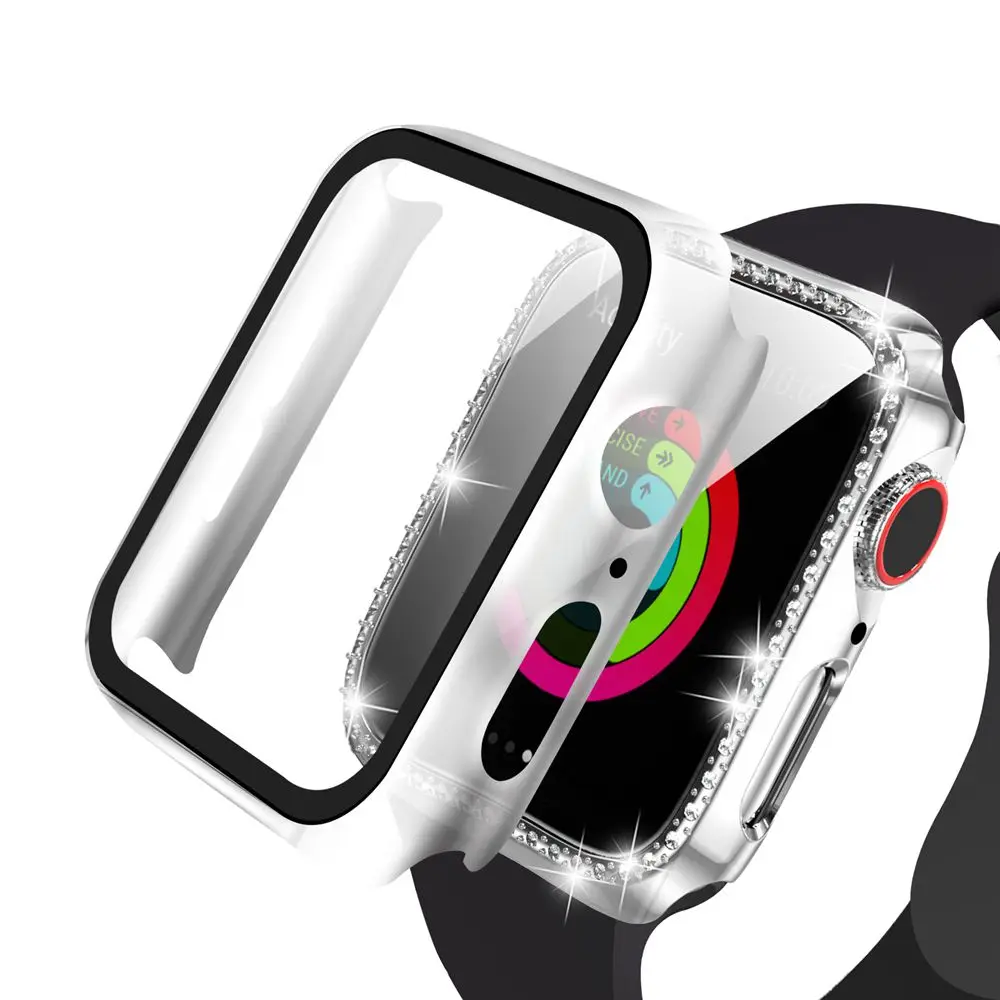 Screen Protector For Apple Watch Case Cover Series SE 1 2 3 4 5 6 44mm 42mm 40mm 38mm All-Inclusive Bumper iWatch Accessories