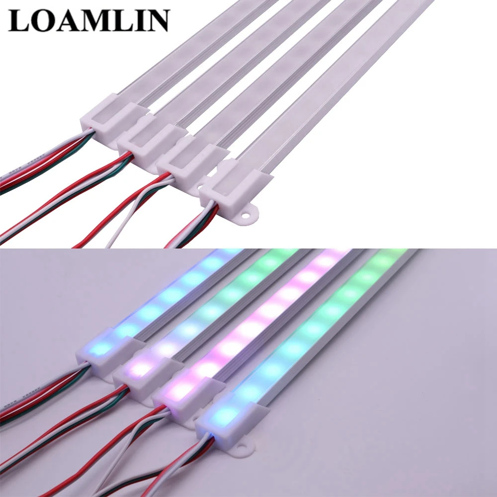 WS2811 WS2812B цветная Жесткая светодиодная RGB-лента индивидуально Адресуемая IC-панель