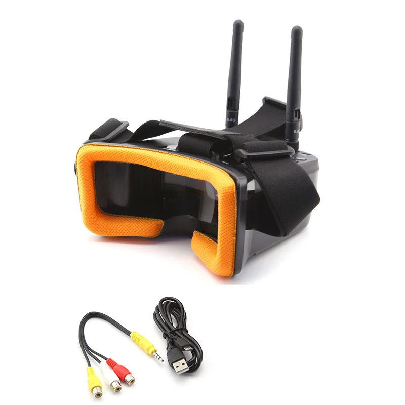 5 8G 40CH Видео очки с двойной антенной FPV монитор гарнитура 25 МВт передатчик fpv OSD