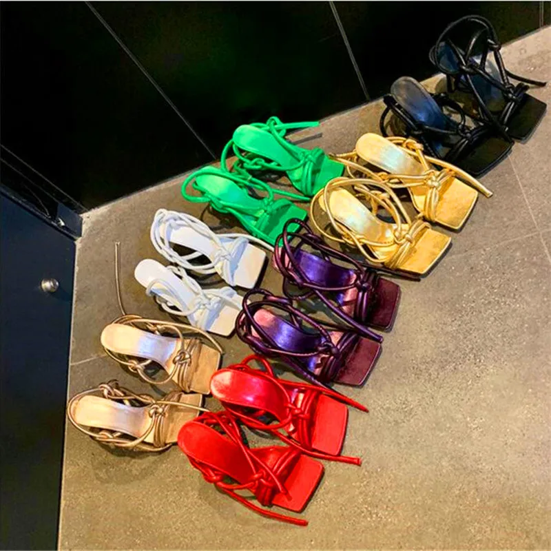 Пикантные модные женские туфли на высоком тонком каблуке с квадратным носком