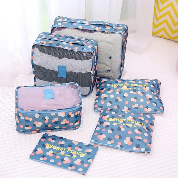 Стильная дорожная сумка 6 в 1 Корейском стиле женская для хранения