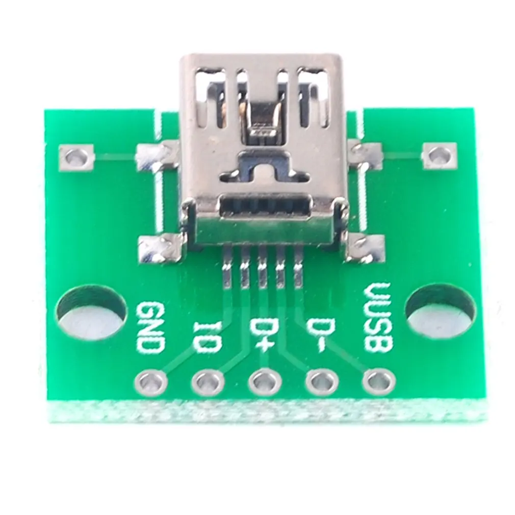 Мини Usb для Dip Seat Mini 5P Patch To Straight Plug сварная плата адаптера Diy адаптера|Модули умного