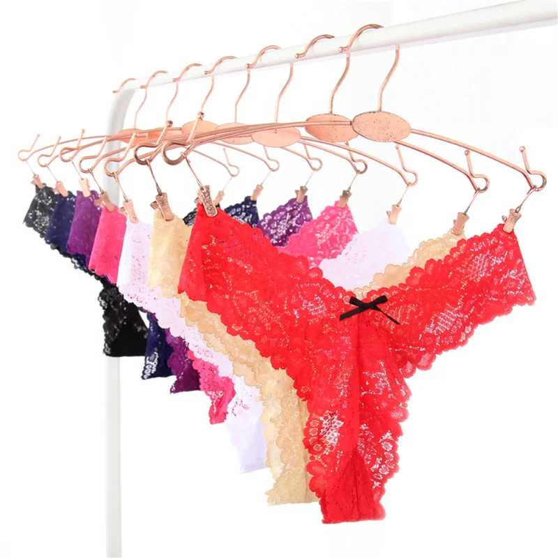 Стринги женские сексуальные трусики кружевное нижнее белье 3 шт./лот низкая