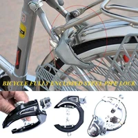 household appliances hardware anti theft steel pipe lock high security durable mountain bike closed bicycle lock tool accessory