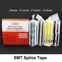 smt double face rectangular splice tape film joining splicing tape using rest components exact in the raster yellow black blue