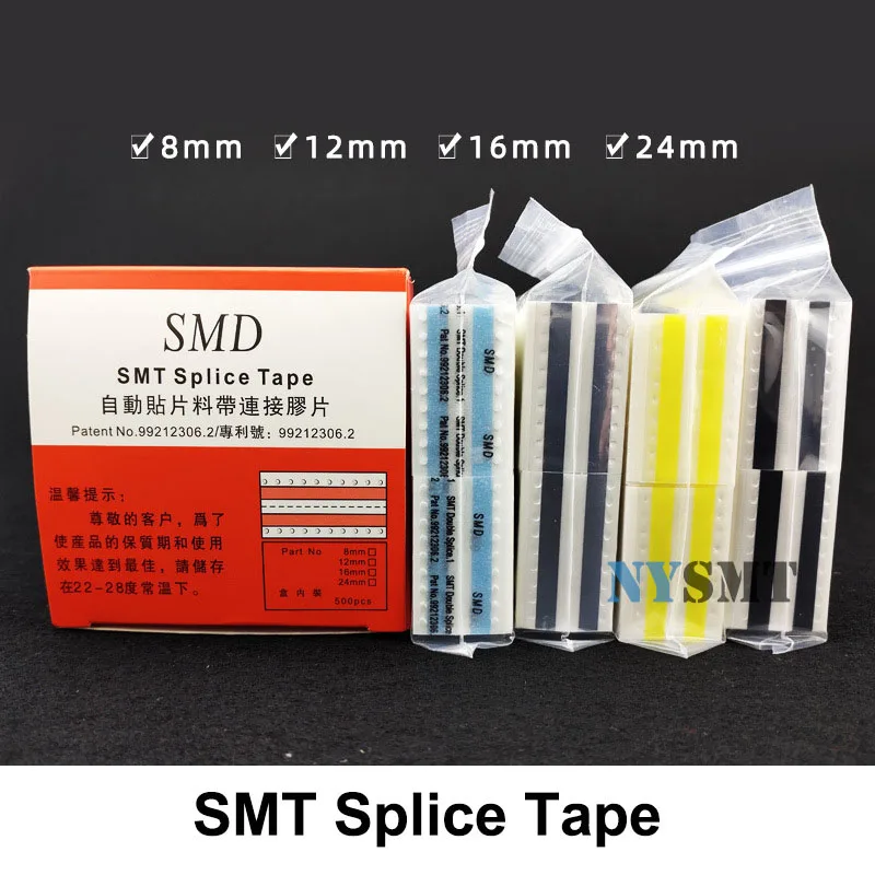 SMT Double Face Rectangular Splice Tape Film Joining Splicing Using Rest Components Exact in the Raster Yellow BLACK BLUE | Обустройство