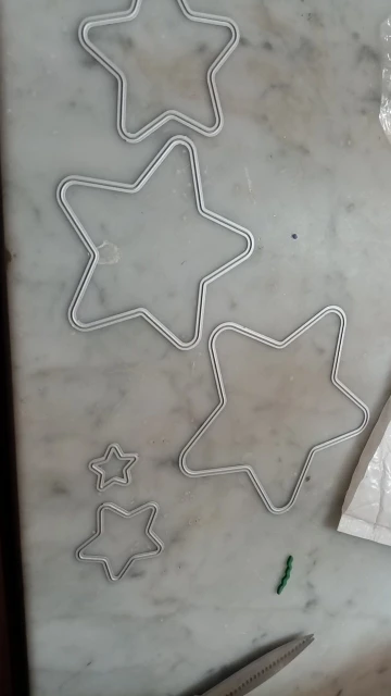 5 шт./компл. штампы для скрапбукинга металлические высечки в форме звезды