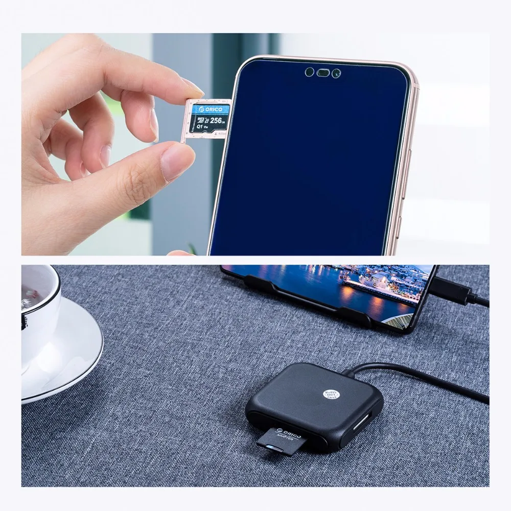 ORICO Mini Micro SD карта памяти 32 Гб 64 Гб 128 ГБ 256 Гб MicroSD Max 80 м/с SD/TF флэш-карта cartao de memoria