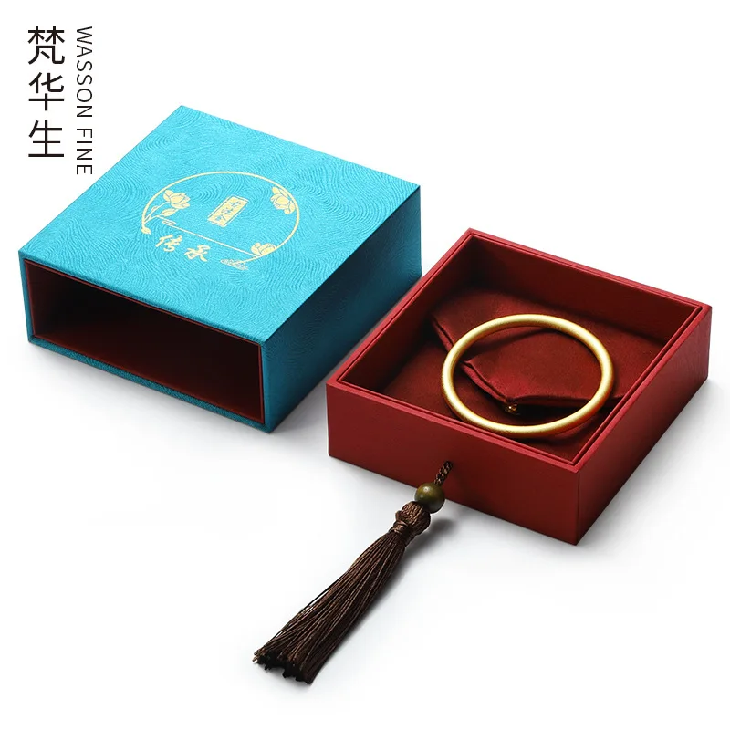 Ancient French Gold Heritage Bracelet Box Wenwan Jewelry Jade Jade Jewelry Storage Gift Box jewelry packaging