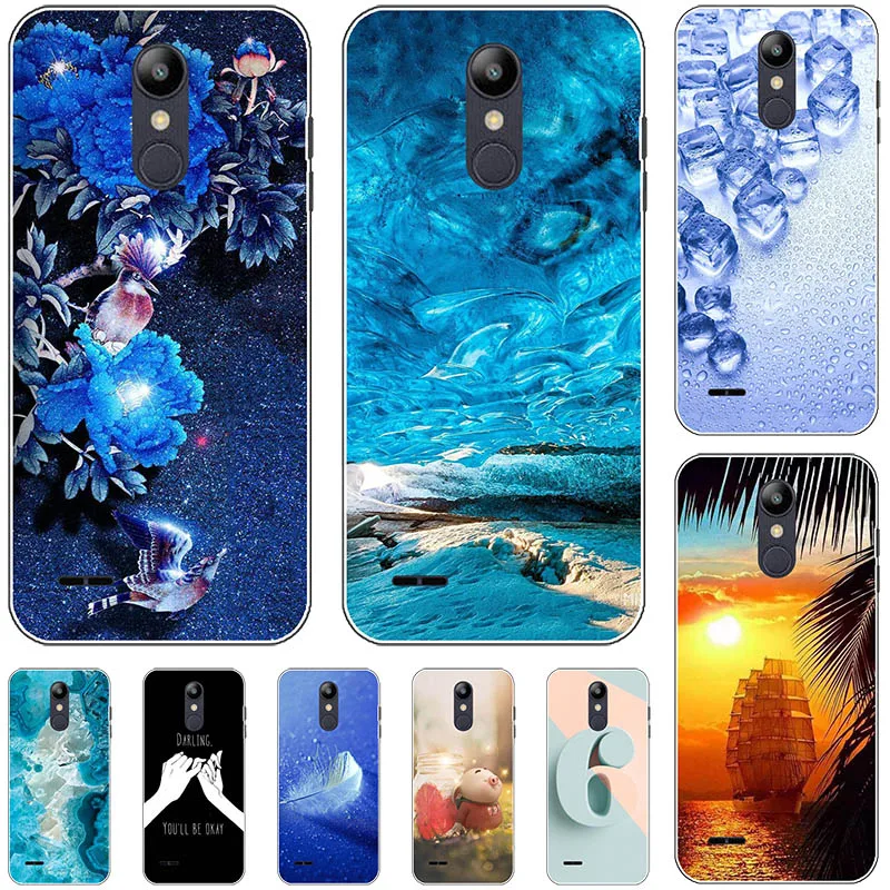 Чехол для LG K10 2017, LG X400, LG M250N, K20 Plus 5,3 дюйма, модный крутой мультяшный цветочный чехол, мягкий силиконовый чехол из ТПУ