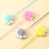 plush cat claw fairy tassel crystal tube funny cat stick healthy and environmentally friendly outdoor interactive kitten toy