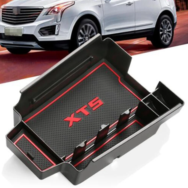Подлокотник центральной консоли дополнительный ящик для хранения Cadillac XT5 2016 2017