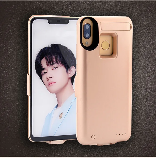 Glod KQJYS запасной внешний аккумулятор для Xiaomi Redmi Note 7, чехол с аккумулятором, 6800 мА/ч, внешний аккумулятор, чехол для Xiaomi Redmi Note 7 power Cas - Цвет: Glod