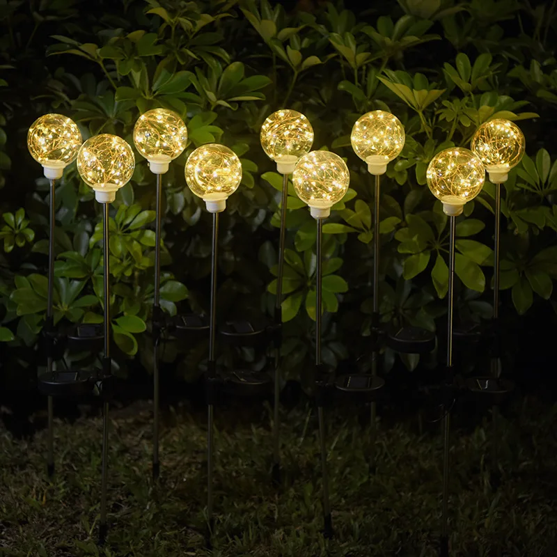 

10pcs Solar Light LED Garden Reed Lawn Light Outdoor Waterproof Garden Courtyard Park Path Corridor Lawn Decorative Lighting
