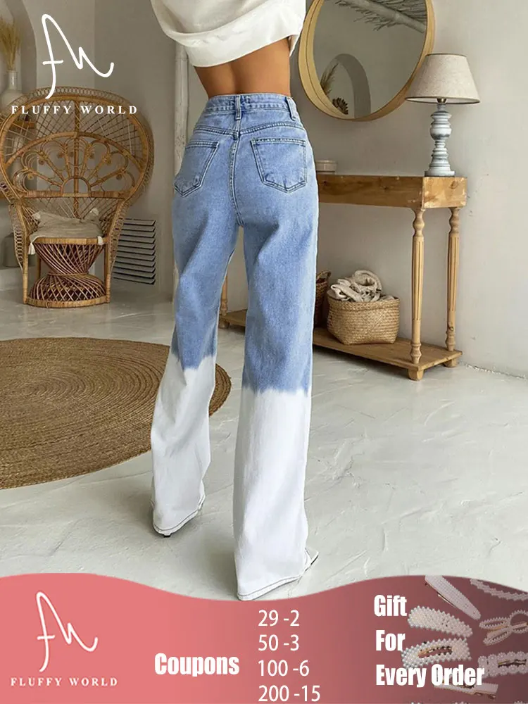 

Уличная одежда, женские джинсы с завязкой Y2K, модные длинные прямые брюки 90-х, винтажные джинсовые брюки, женские брюки с высокой талией, 2021