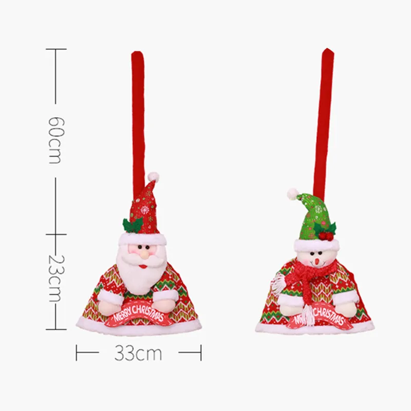 Праздничное рождественское набор со щеткой Санта Клаус в виде снеговика метла