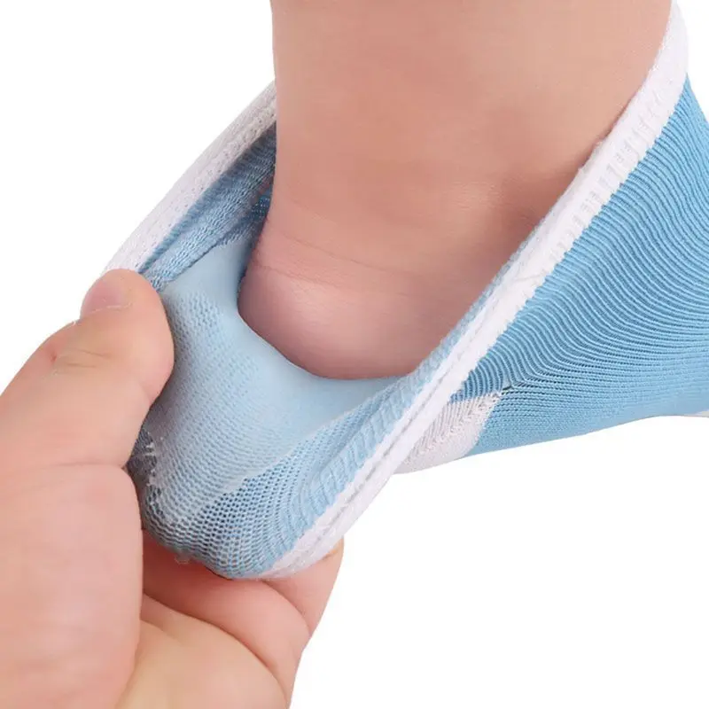 

Heel Heel Moisturizing Socks - Moisturizing Gel Heel Socks 3 Pairs Toeless Spa Socks for Heal, Treat Dry and Cracked Heels While
