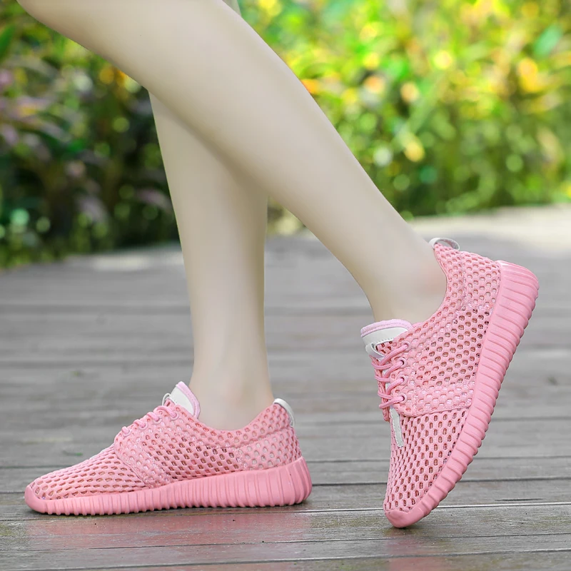

Air Mesh Women Lightweight Outdoor Sport Running Shoes Breathable Soft Athletics Jogging Sport Sneaker Shoes Zapatos De Mujer