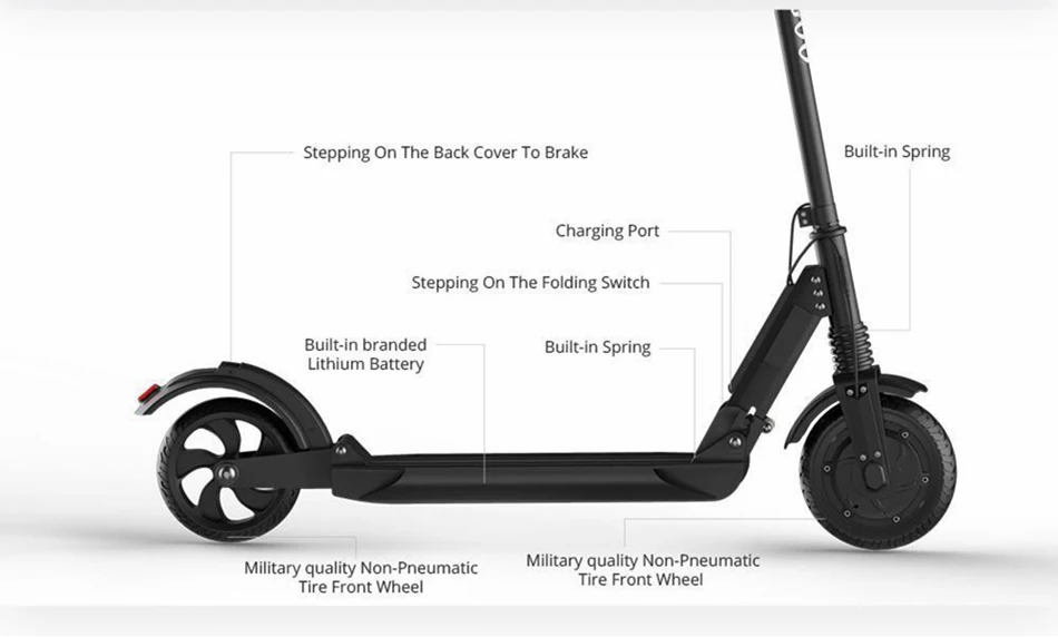 Электрический скутер KUGOO S1, 350 Вт, складной, скоростной, для взрослых, 3 режима скорости, 8 Дюймов, 30 км, 1-5 дней, в ЕС, M365
