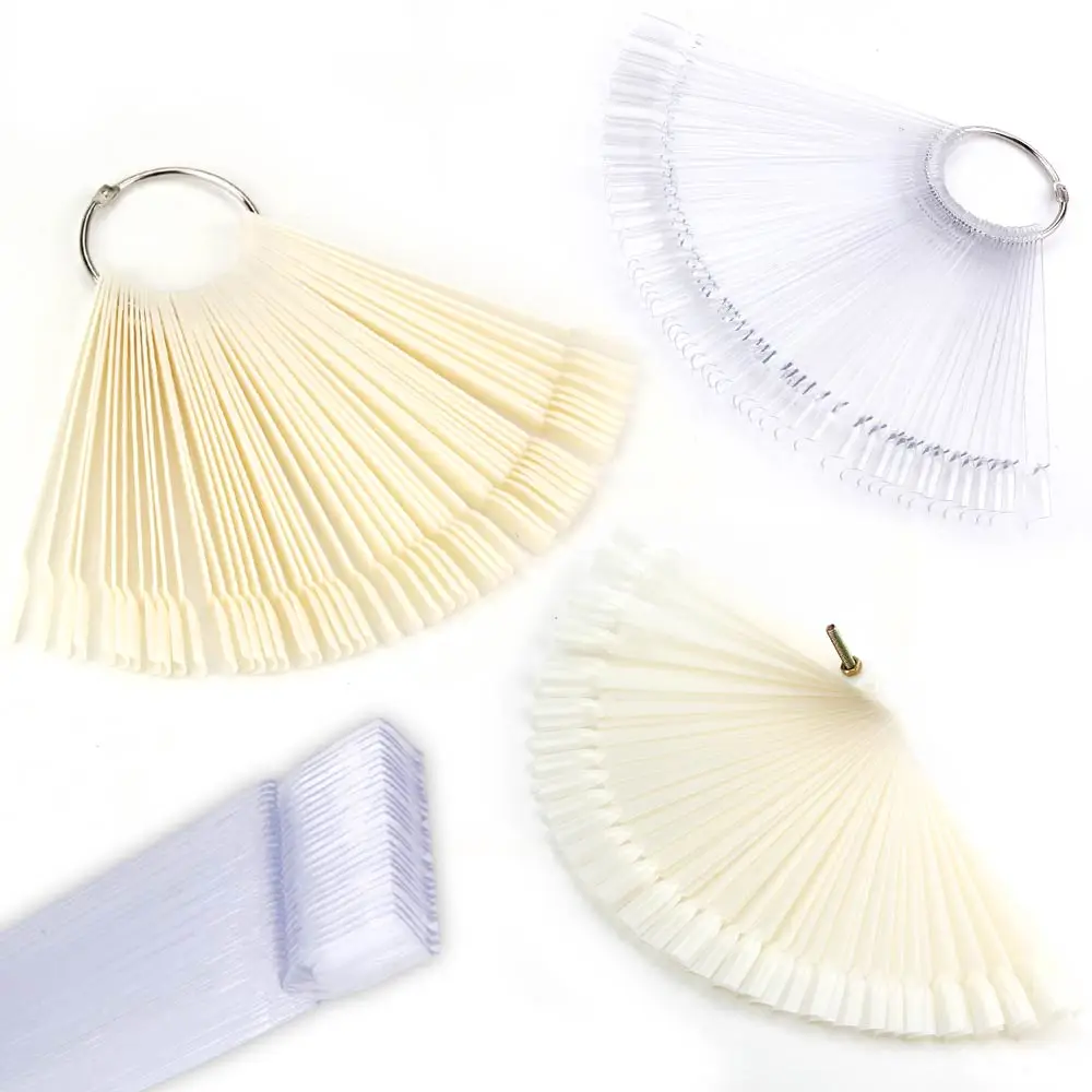 Веер для накладных ногтей прозрачный 1 набор | Красота и здоровье