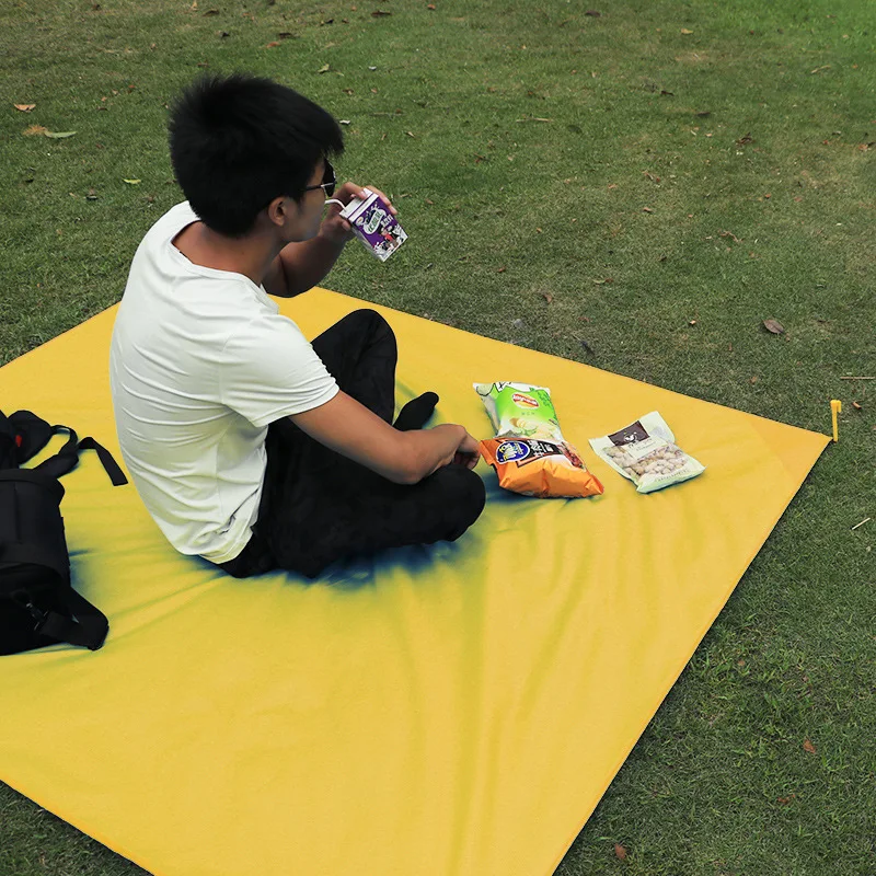

Waterproof Pocket Beach Blanket Outdoor Picnic Camping Mat Portable Lightweight Folding Mat Mattress Sand Beach Mat