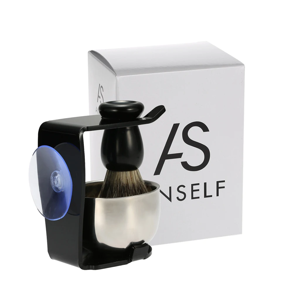 3 в 1 Мужской бритвенный набор для сухого или влажного бритья барсук щетка
