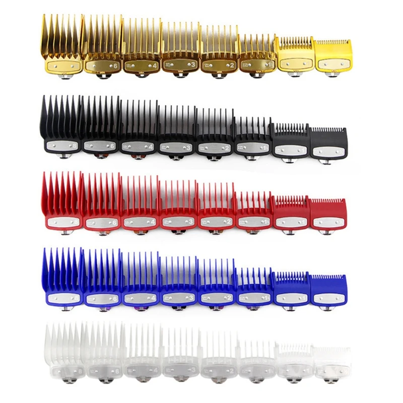 

8 шт., расческа для стрижки волос, 1,5-25 мм