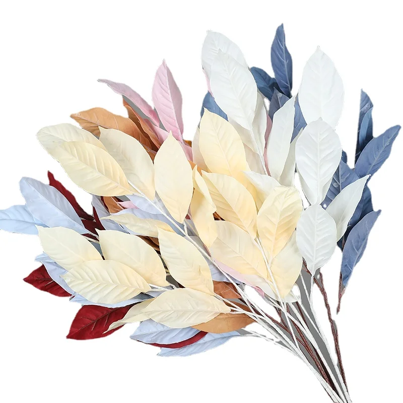 Имитация резиновых листьев 90 см | Дом и сад