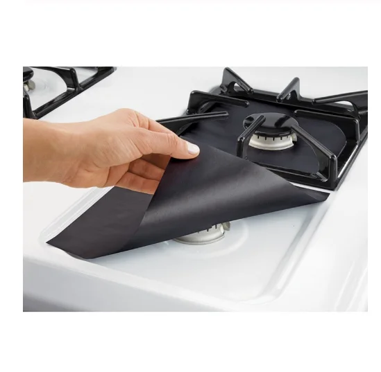 4 шт./лот многоразовые газовые протекторы для плиты из алюминиевой фольги с