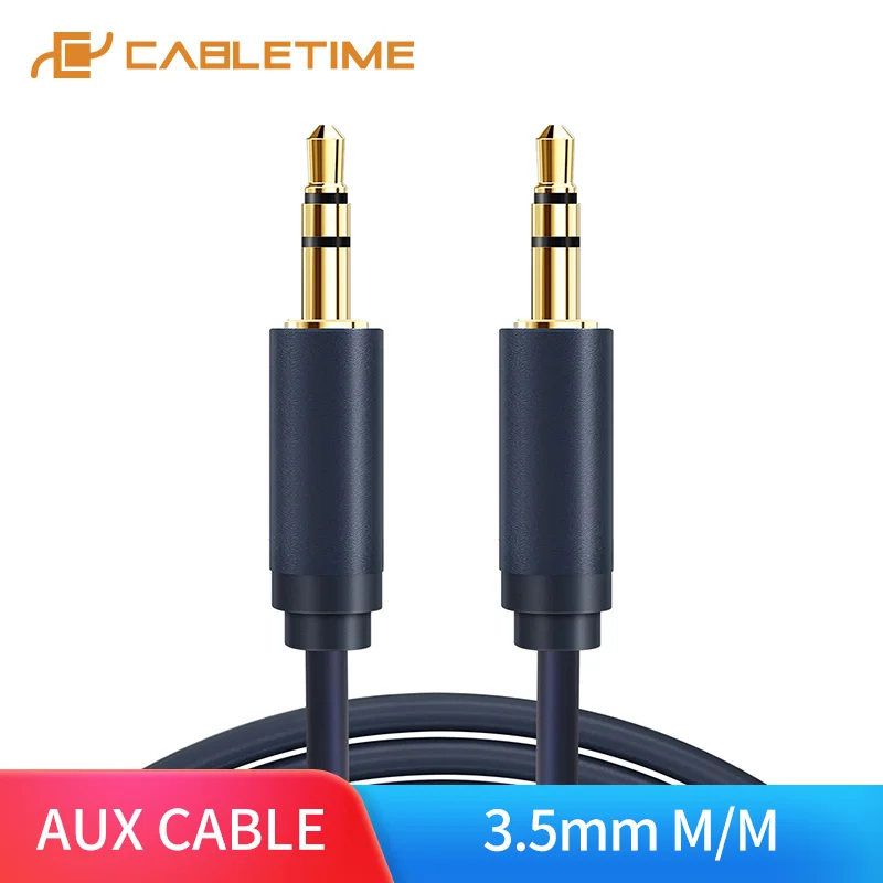 Стерео кабель CABLETIME 3 5 мм 1 8 15 м/м AUX аудио позолоченный вспомогательный для Ipad Iphone 4