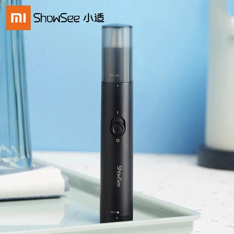 

Xiaomi Youpin Showsee New Electric Mini Nose Hair Trimmer Portable Ear Nose Hair Shaver Clipper Waterproof Safe Cleaner Tools