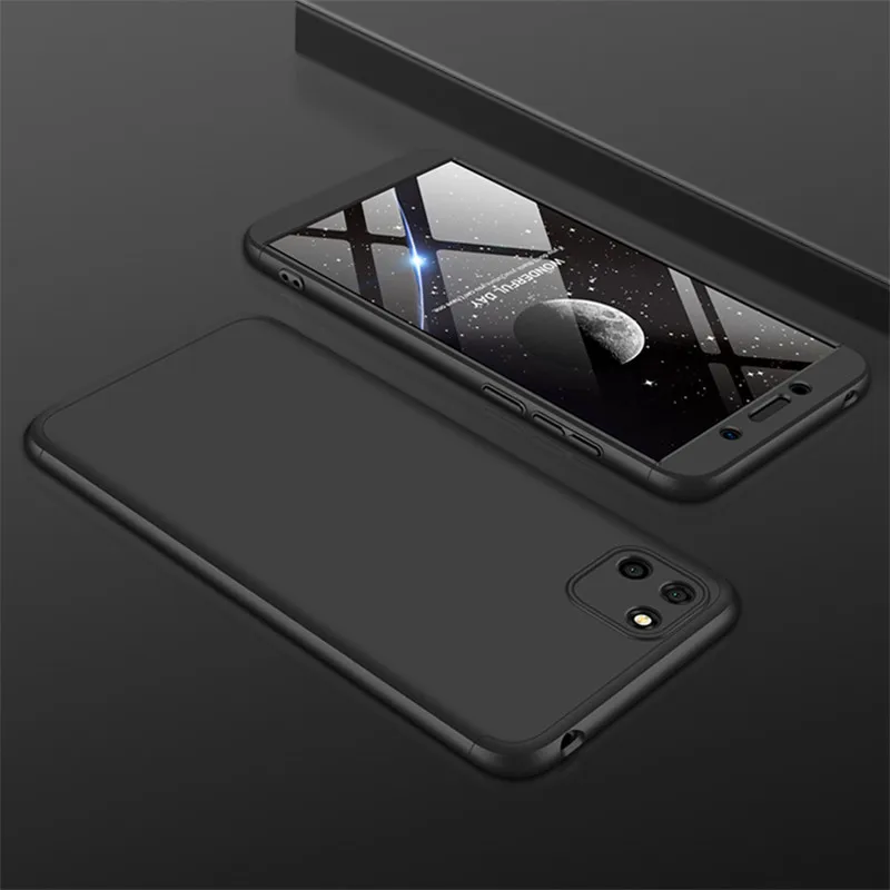 

Чехол для Huawei Y6P Y7P Y5P 2020, Матовый Твердый чехол с полным покрытием на 360 градусов для Huawei Y5P Y6P Y7P, жесткий защитный чехол + стеклянная пленка