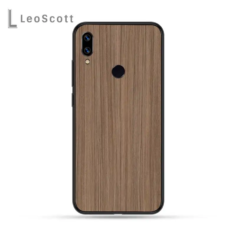 

Wood Grain Phone Case For Xiaomi Redmi Note 4 4x 5 6 7 8 pro S2 PLUS 6A PRO