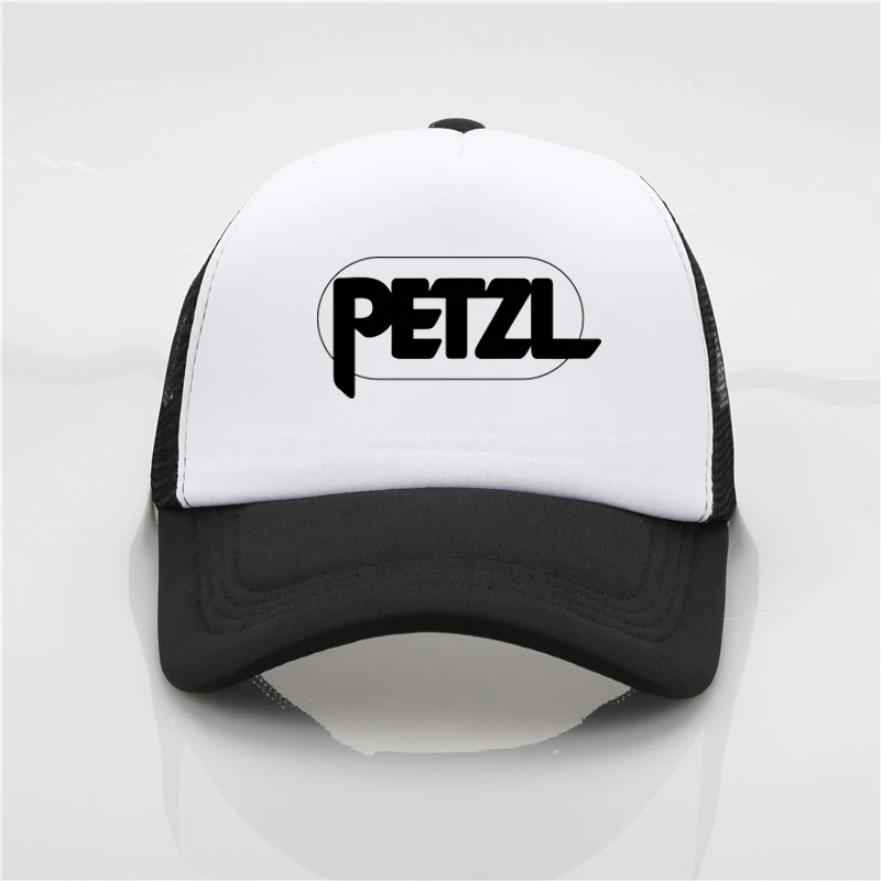 Модная сетчатая Кепка Petzl бейсболка с рок принтом для мужчин и женщин летняя