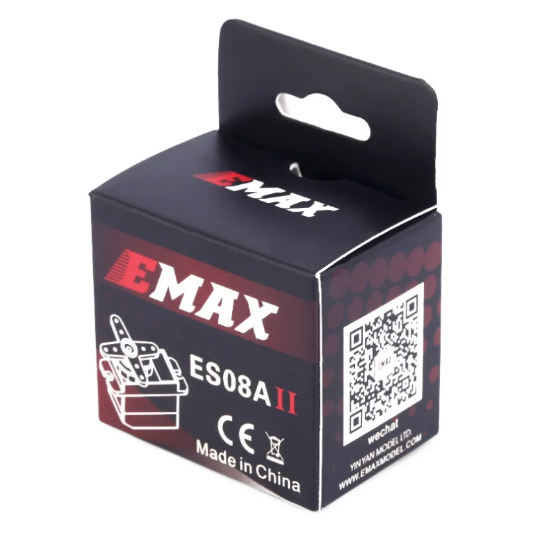 EMAX ES08A II Mini Plastic Gear Аналоговый сервопривод 1 8 кг/сек для моделей RC | Игрушки и хобби