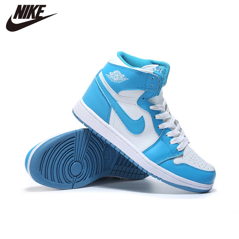 

Ready stock Men's AJ 1 Basketball Shoes Raspberry Lightning Lake Blue Highlight Mid Cut CA3011-0245 Mens 2020.