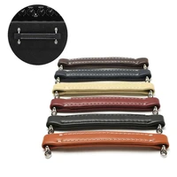 speaker audio leather european style handle vintage guitar amp cabinet leather look handle strap multi color chassis handles