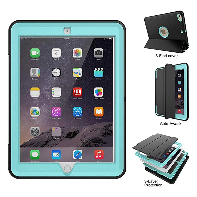 Умный чехол для iPad 9 7 Чехол Air 2 2018 6 го поколения 2017 5 A1822 A1893|Чехлы планшетов и